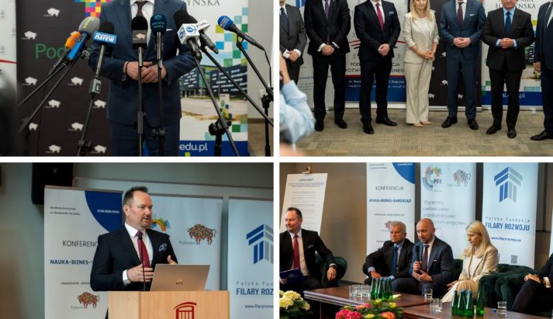 Łomża: Konferencja „NAUKA – BIZNES – SAMORZĄD” o budowie regionalnego ekosystemu innowacji i odporności